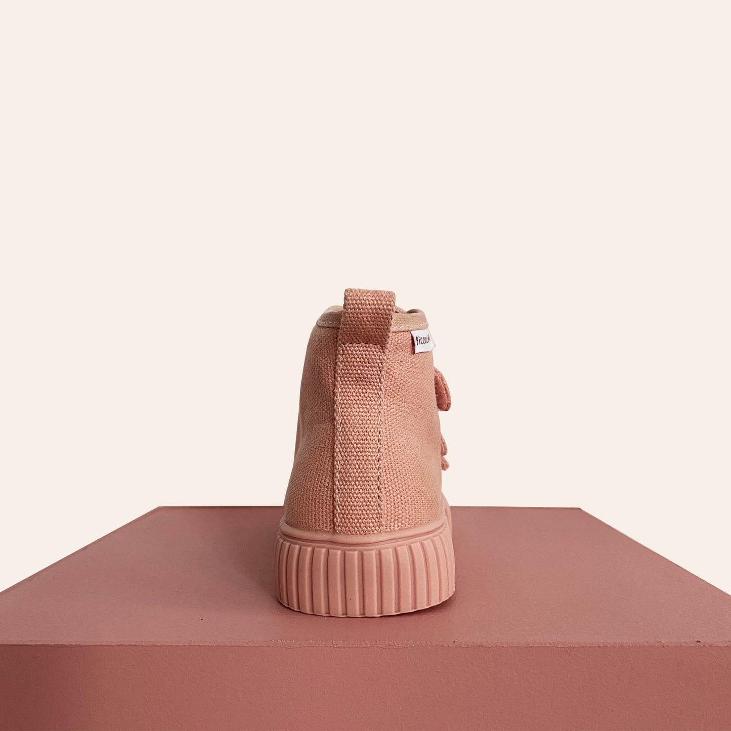 Pink hightop kids sneaker