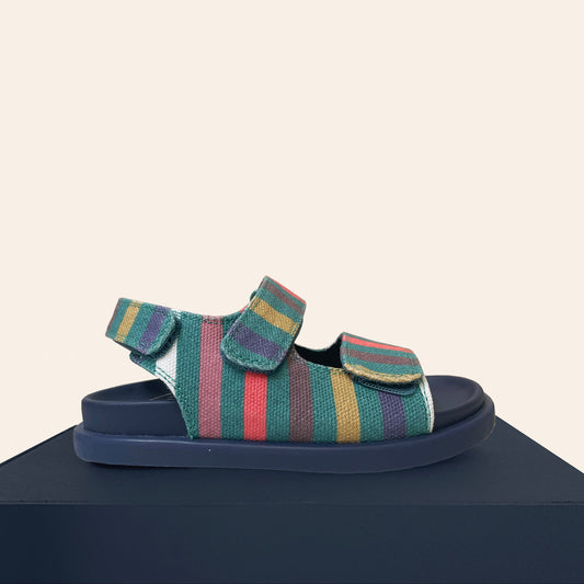 Kip & Co X Piccolini Sandal | Big Stripe